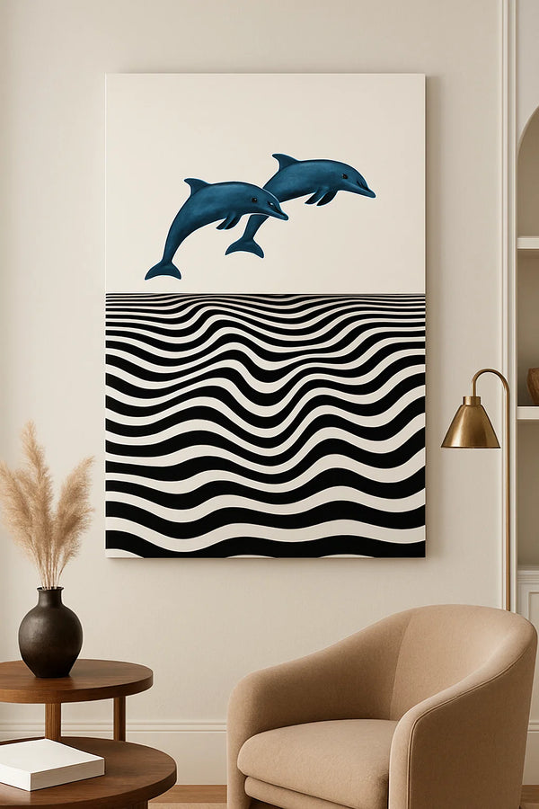 Dazzle Dolphin Sea